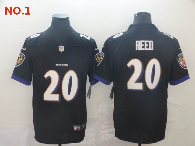 Men's Baltimore Ravens 20 Ed Reed Jerseys-22